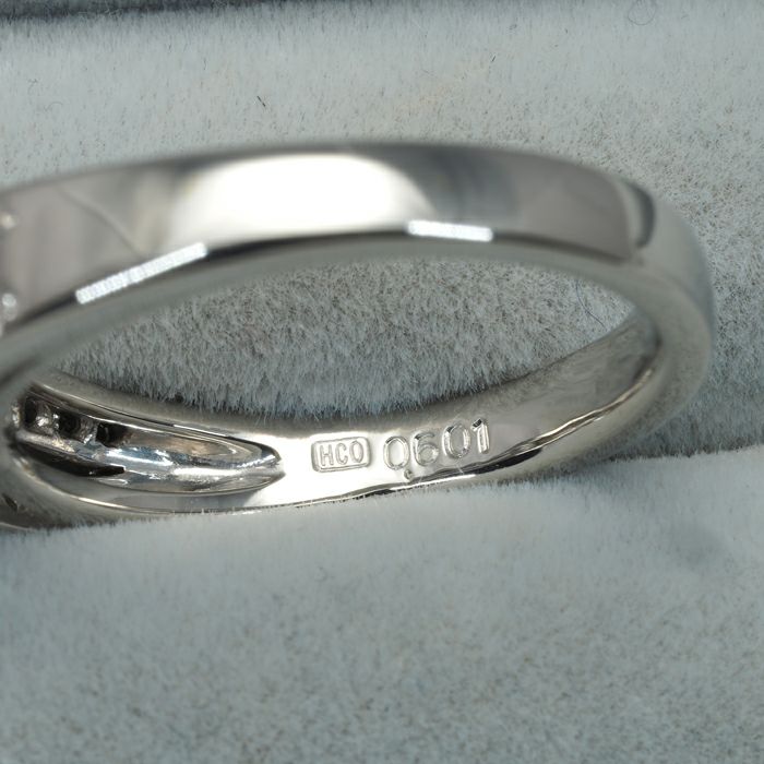 平和堂 リング ダイヤ 0.601ct/0.18ct  11.5号 Pt950 