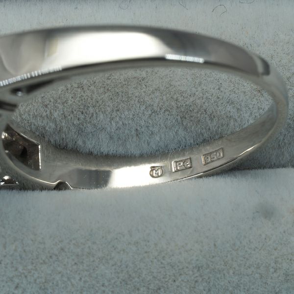 ミキモト リング ダイヤ 0.68ct  5P 17号 Pt950 