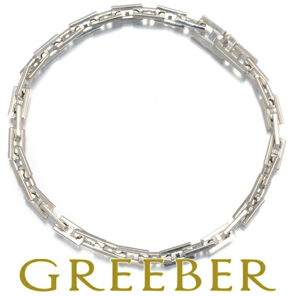 エルメス ブレスレット  ヘラクレス MM チェーン 18刻印 シルバー925 