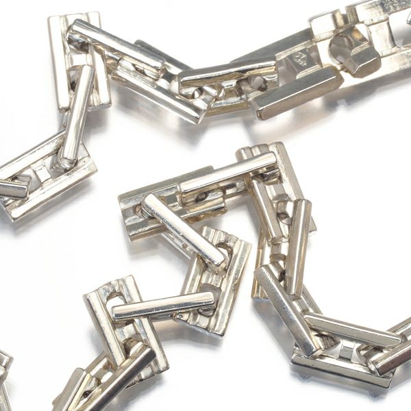 エルメス ブレスレット  ヘラクレス MM チェーン 18刻印 シルバー925 