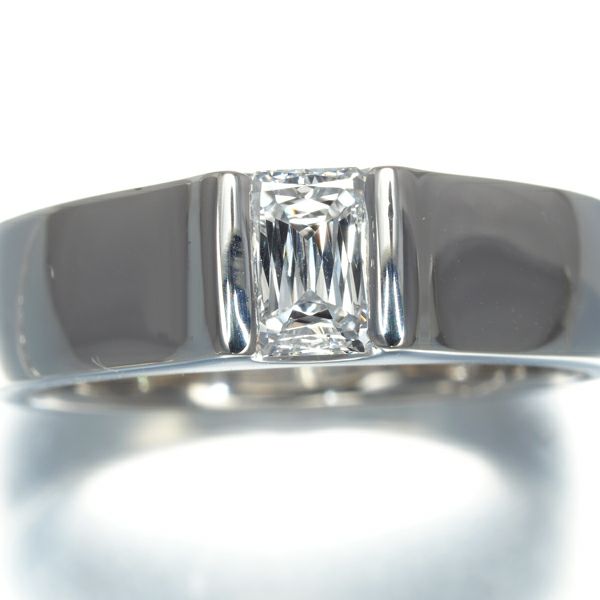 タサキ リング ダイヤ 0.54ct E VS1  クリスカット 一粒 14号 Pt900 鑑定書