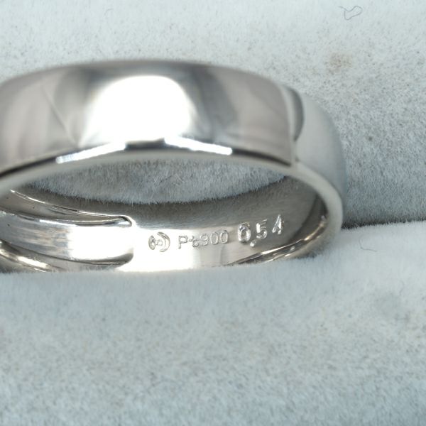 タサキ リング ダイヤ 0.54ct E VS1  クリスカット 一粒 14号 Pt900 鑑定書