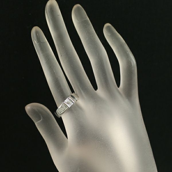 タサキ リング ダイヤ 0.54ct E VS1  クリスカット 一粒 14号 Pt900 鑑定書