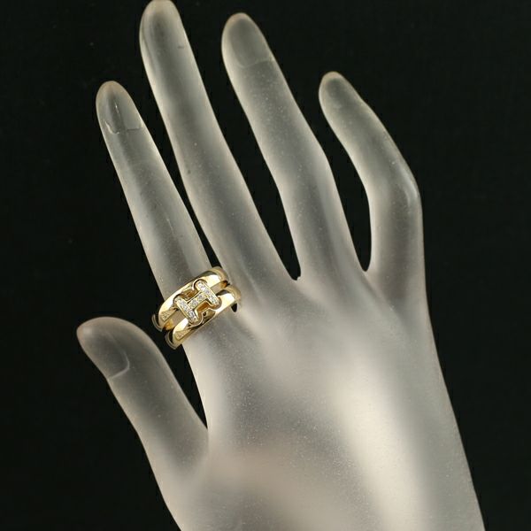 エルメス リング ダイヤ オランプ 53号 K18YG 