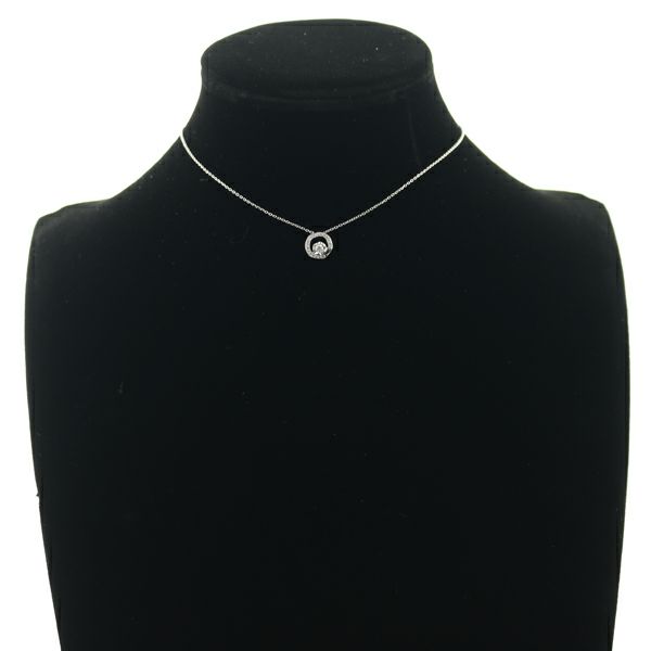 ヴァンドーム ネックレス ダイヤ 0.14ct   Pt950/Pt850 