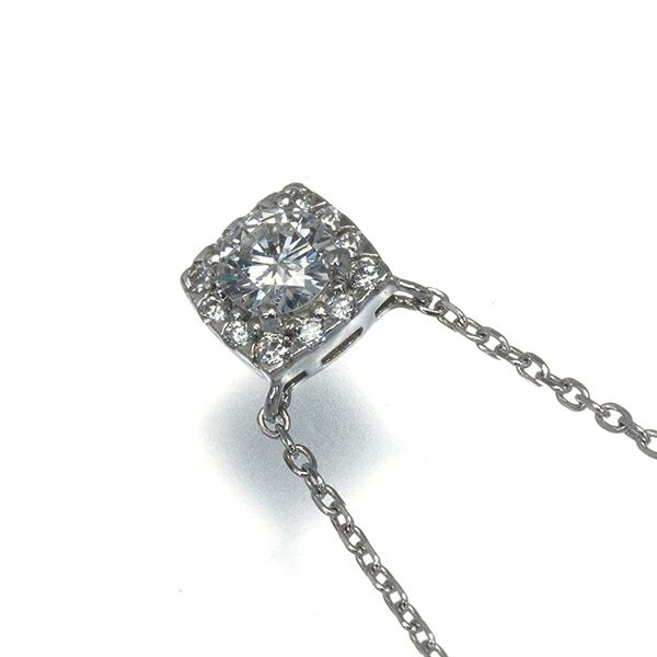 ヴァンドーム ネックレス ダイヤ 0.27ct   Pt950/Pt850 