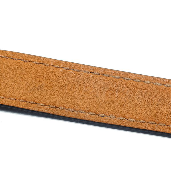 エルメス ブレスレット  ケリー ドゥブルトゥール ノワール T刻印 1964年製 M ブラック レザー/合金 