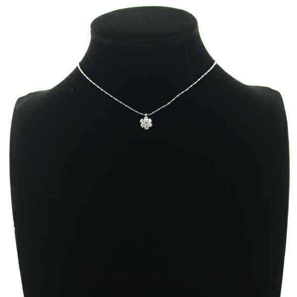 ダイヤ 0.70ct フラワー  ネックレス Pt900/Pt850 