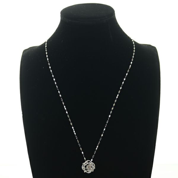 ダイヤ 0.31ct/0.15ct 3WAY ロング  ネックレス Pt900/Pt850 