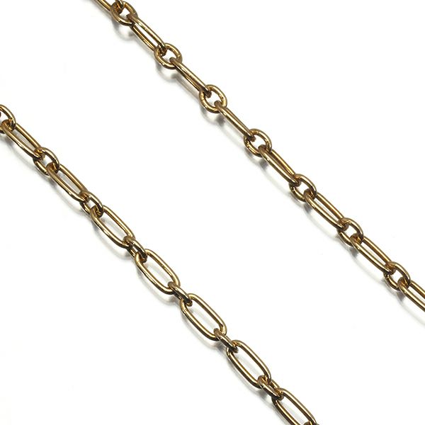 カルティエ チェーンネックレス リンク  45cm K18YG 