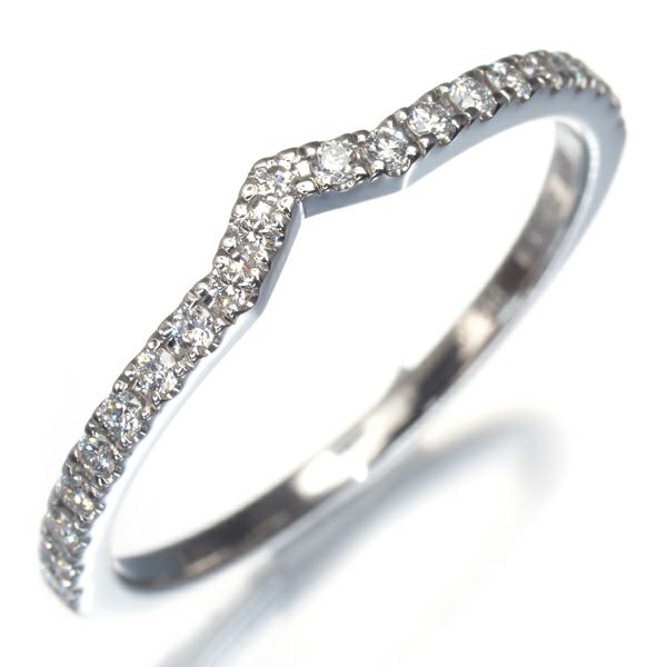 アーカー リング ダイヤ 0.13ct ティナティアラ 10号 Pt900 