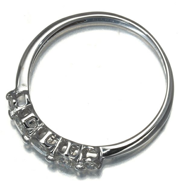 ダイヤ 0.30ct 5P リング K14WG 