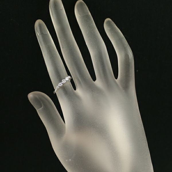 ダイヤ 0.30ct 5P リング K14WG 