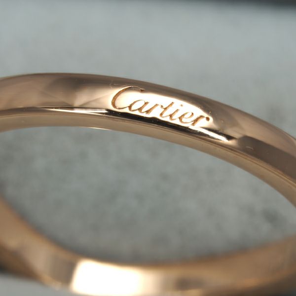 カルティエ リング ダイヤ バレリーナ ハーフエタニティ 50号 K18PG 