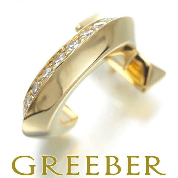 ティファニー ピアス ダイヤ 0.20ct Tワン 片耳 K18YG 