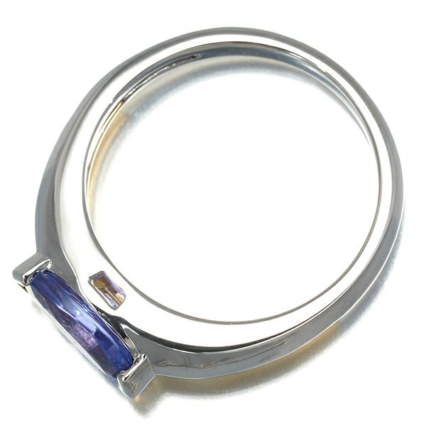 GSTV リング タンザナイト 1.00ct  15号 K18YG/Pt950 
