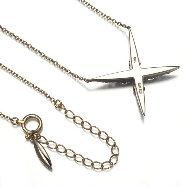 カシケイ ネックレス ダイヤ 1.00ct ネイキッド  K18BG 