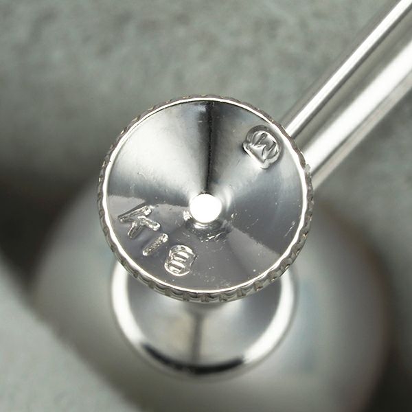 ミキモト イヤリング パール アコヤ真珠 7.8mm  一粒 K18WG 