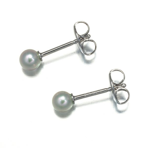 ミキモト ピアス ベビーパール アコヤ真珠 4.2mm K18WG 