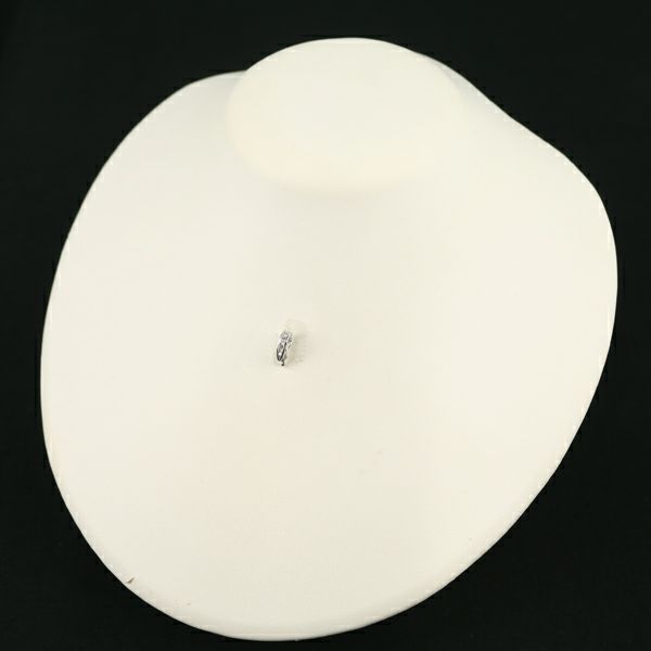 ダイヤ 0.06ct バチカン  ペンダントトップ K18WG 