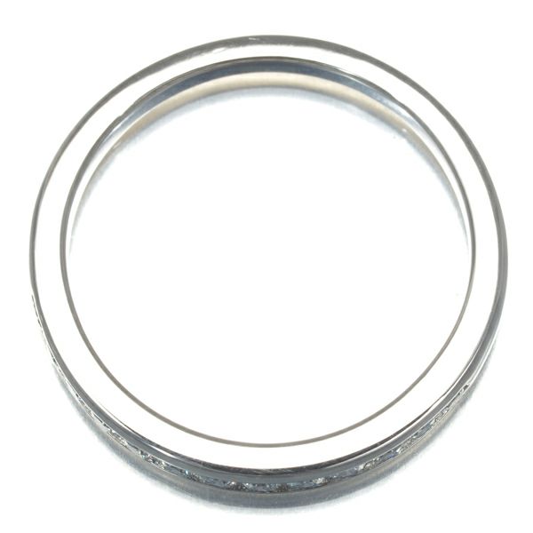 ティファニー リング ダイヤ ウェディングバンド チャネルセッティング ハーフ 2.0mm 12号 Pt950 