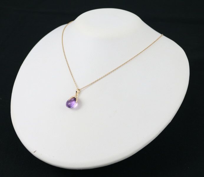 ポメラート ネックレス アメジスト ヴェレーノ  K18PG 