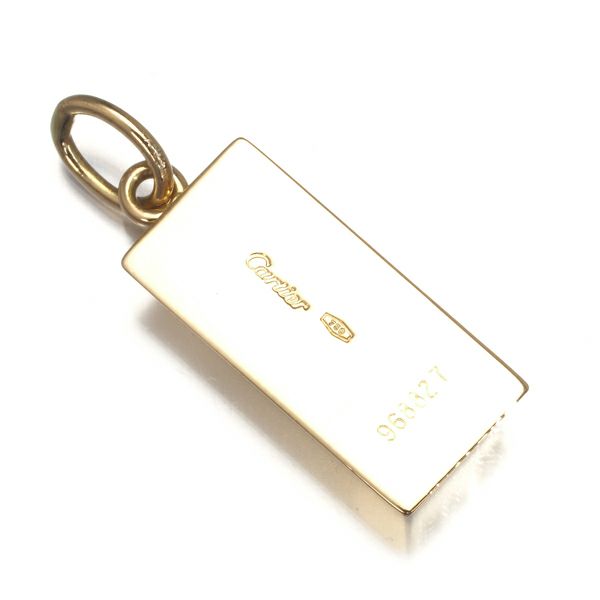 カルティエ ペンダントトップ  インゴット 1/4oz K18YG 