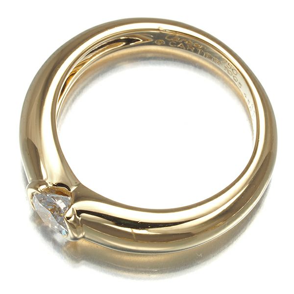 カルティエ リング ダイヤ 0.30ct シェリー 49号 K18YG 