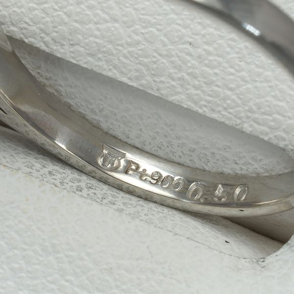 タサキ リング ルビー 0.50ct ダイヤ 0.10ct  12号 Pt900 