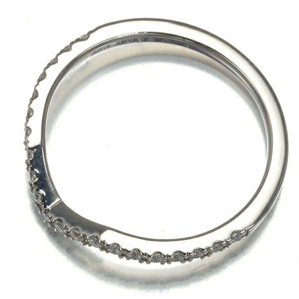 アーカー リング ダイヤ 0.13ct ティナティアラ ハーフエタニティ 8号 Pt900 