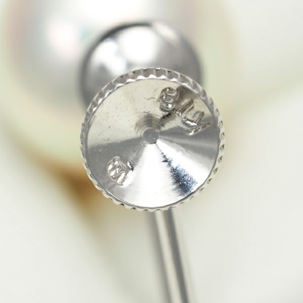 ミキモト イヤリング パール アコヤ真珠 8.0mm   K18WG 