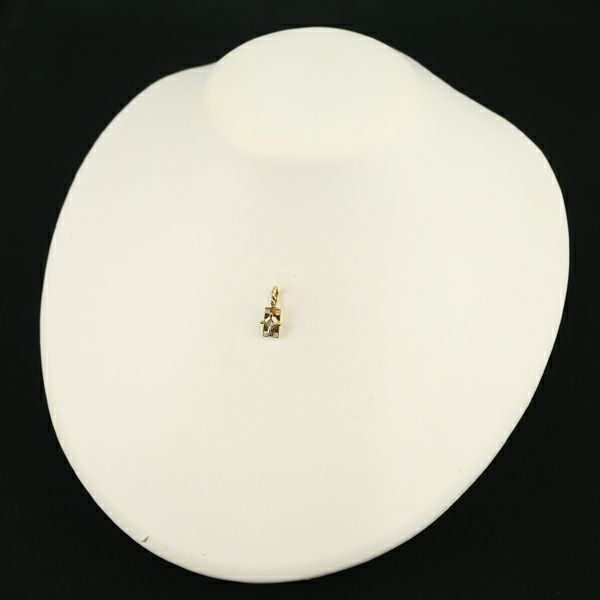 SJX ペンダントトップ ダイヤ 0.03ct   K18YG 