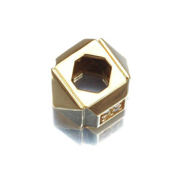 SJX ペンダントトップ ダイヤ 0.04ct   K18YG 
