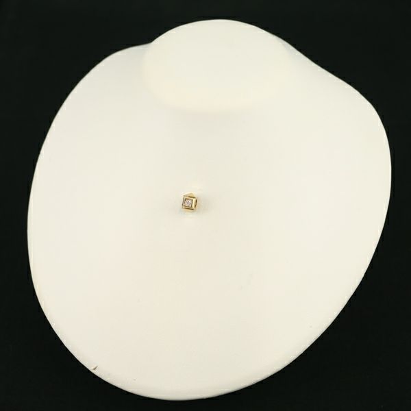 SJX ペンダントトップ ダイヤ 0.04ct   K18YG 