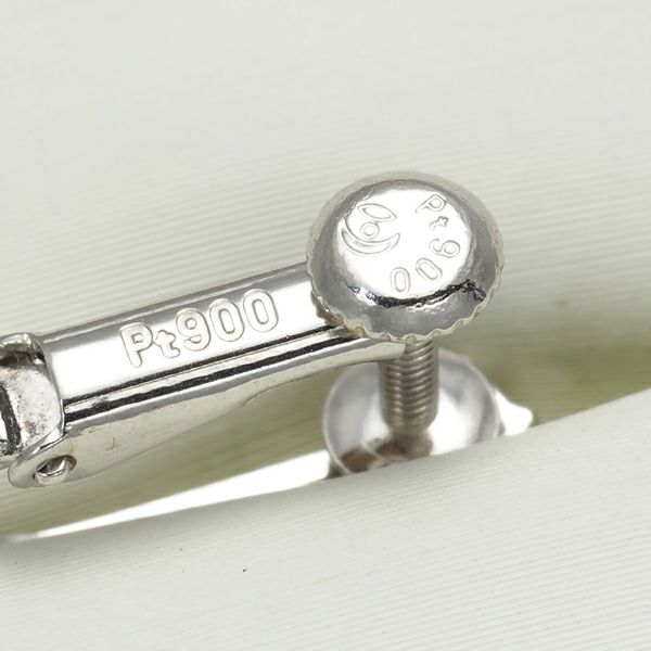 タサキ イヤリング ダイヤ 0.20ct/0.21ct  一粒 Pt900 
