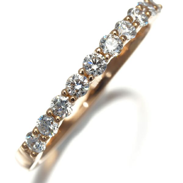 ヴァンドーム リング ダイヤ 0.30ct 9号 K18PG 