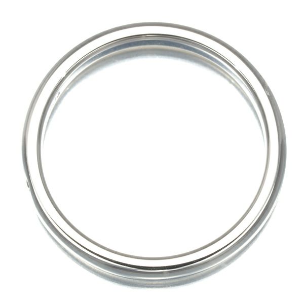 ティファニー リング ダイヤ スタッキングバンド ウェディング 2.7mm 1P 20号 Pt950 