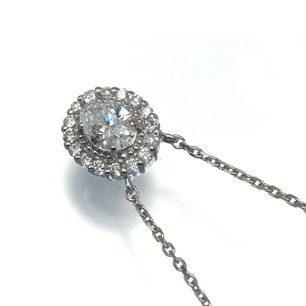 ヴァンドーム ネックレス ダイヤ 0.24ct   Pt950/Pt850 
