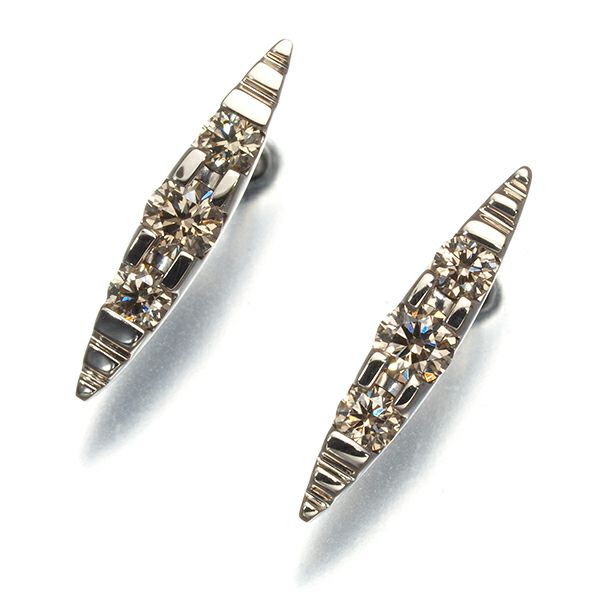 カシケイ ピアス ダイヤ 0.22ct ネイキッド  K18BG 