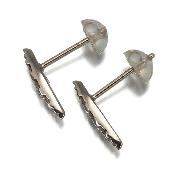カシケイ ピアス ダイヤ 0.22ct ネイキッド  K18BG 