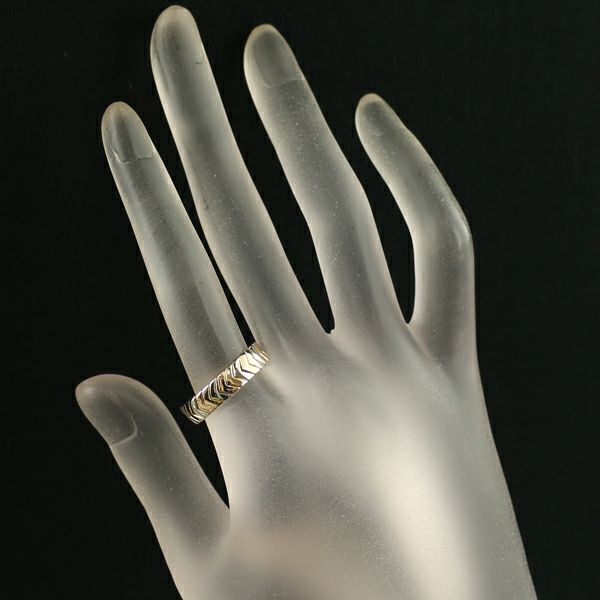 レア品 カルティエ リング   スリーカラー 54号 K18YG/WG/PG 