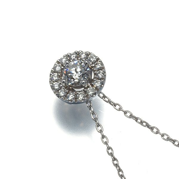 フォーエバーマーク ネックレス ダイヤ 0.26ct センターオブマイユニバース  Pt900/Pt850 