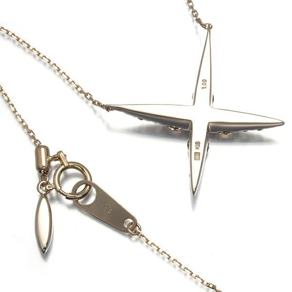 カシケイ ネックレス ブラウンダイヤ 1.00ct ネイキッド  K18BG 
