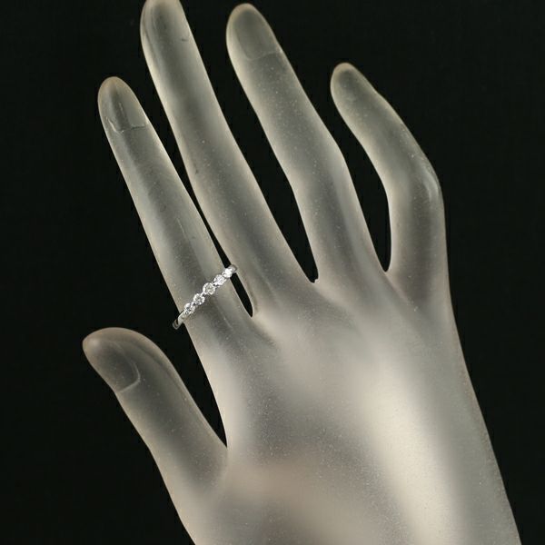 ミキモトペルリータ リング ダイヤ 0.21ct  9号 5P K18WG 