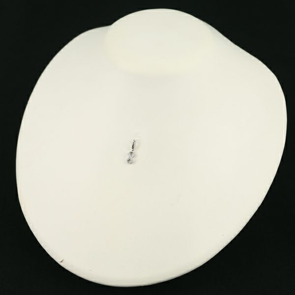 ゆきざき ペンダントトップ ダイヤ 0.05ct ノンブルプティ ナンバー No.8 チャーム K18WG 