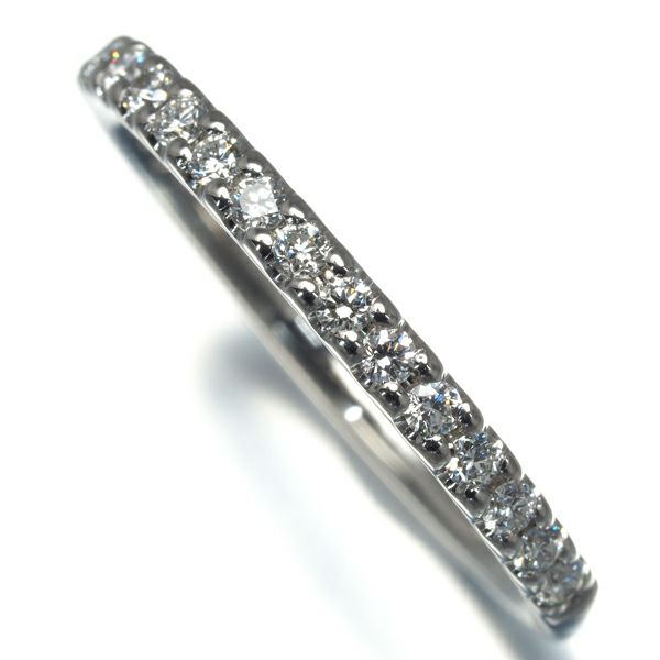 4℃ リング ダイヤ 0.210ct  10号 ハーフエタニティ Pt950 