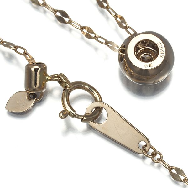 カシケイ ネックレス ダイヤ 0.25ct アダマス ロング エステールコラボ K18BG 