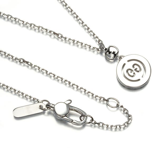 グッチ ネックレス ダイヤ アイコントワール  K18WG 
