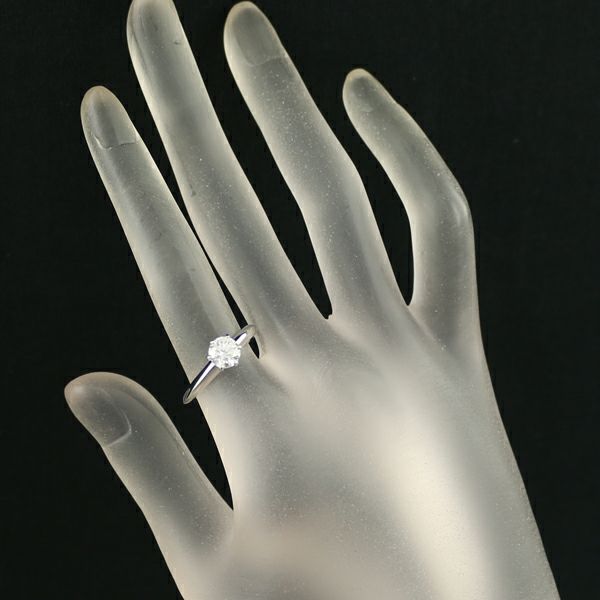 ティファニー リング ダイヤ 0.75ct ソリティア 11.5号 Pt950 