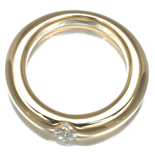 カルティエ リング ダイヤ 0.25ct エリプス 50号 K18YG 